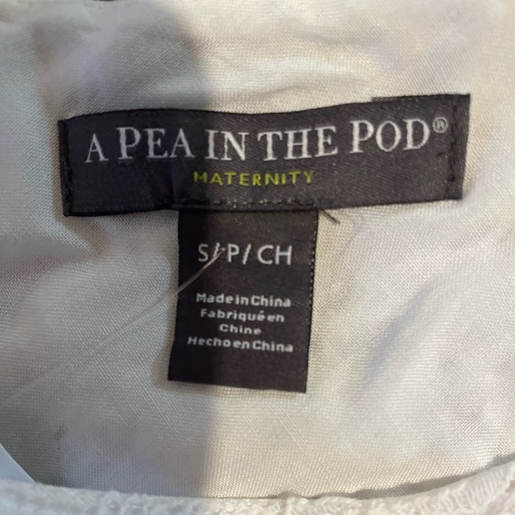 NWT A Pea in the Pod Peplum Maternity Top - Picture 4 of 5